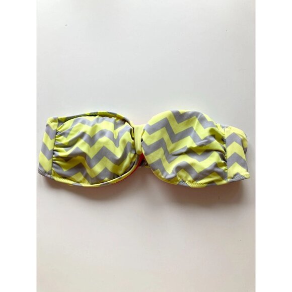 Lot of 5 PINK by VICTORIA'S SECRET Pink Chevron Striped Bikini Tops, Size S - Picture 14 of 16